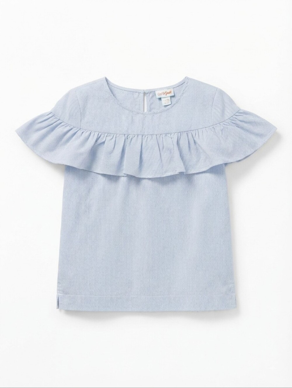 Cat & Jack striped ruffle top